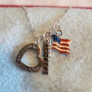 Until I See You Again Necklace (Air Force)